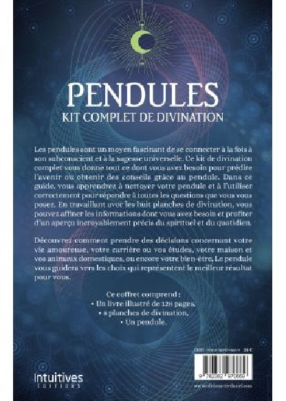 PENDULES - KIT COMPLET DE DIVINATION (26€ TTC)