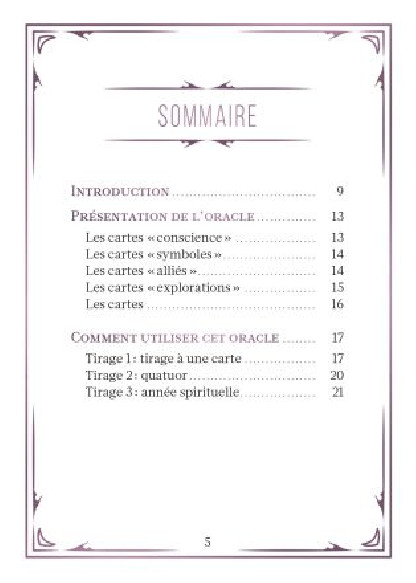 L'oracle de l'ascension (28€ TTC)