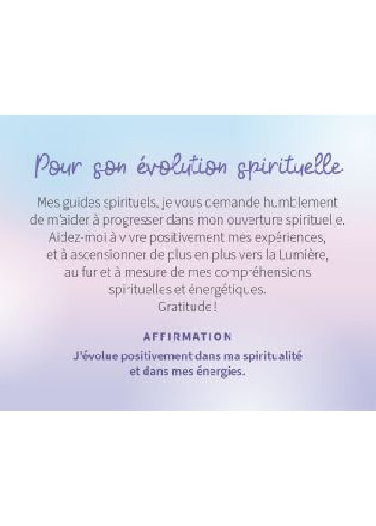 Mes petites prières aux guides spirituels (14,90€ TTC)