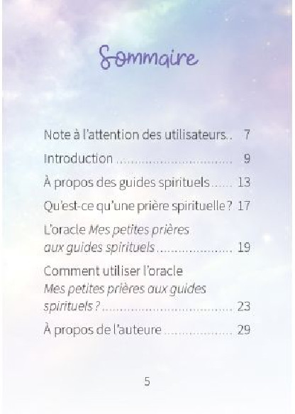 Mes petites prières aux guides spirituels (14,90€ TTC)