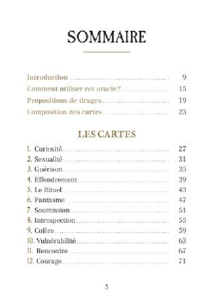 L'Oracle des Curieux Hasards (27€ TTC)