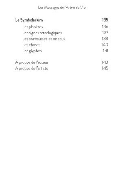 Les messages de l'Arbre de Vie (24.90€ TTC)