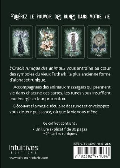 L'Oracle runique des animaux (26€ TTC)