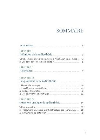 Radiesthésie et géobiologie (18€ TTC)