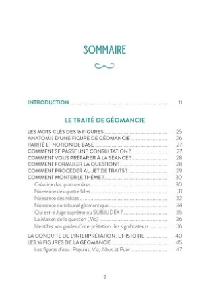 La Géomancie (18€ TTC)