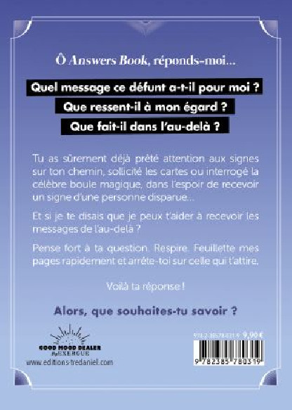 Pour communiquer avec les défunts Answers Book (9.90€ TTC)