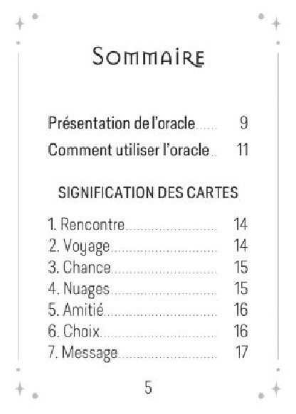 Le pocket oracle des prédictions (14.90€ TTC)