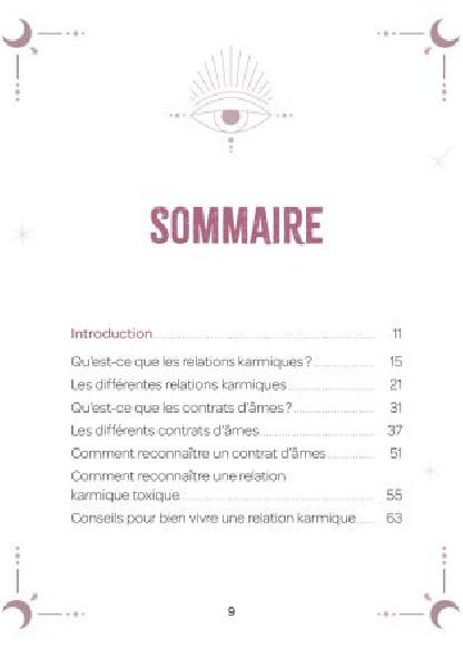 Les relations karmiques (12.90€ TTC)