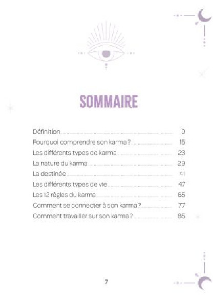 Le karma (12.90€ TTC)