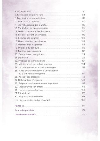 Méditer avec les bols chantants (19.90€ TTC)