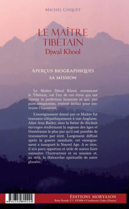 Le Maître Tibétain Djwal Khool (38.00€ TTC)