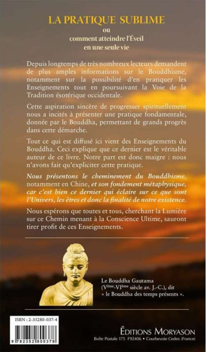 La Pratique Sublime (16.00€ TTC)