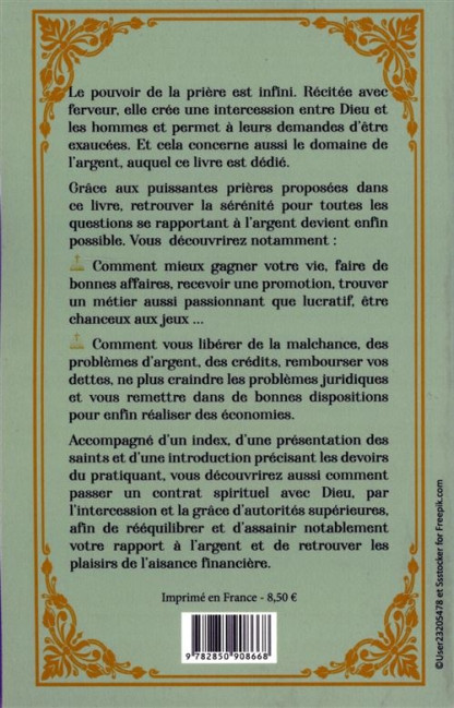 LES 30 PLUS PUISSANTES PRIERES POUR GAGNER DE L ARGENT (8.50€ TTC)