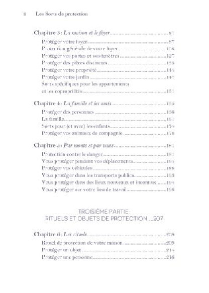 LES SORTS DE PROTECTIONS (19.90€ TTC)