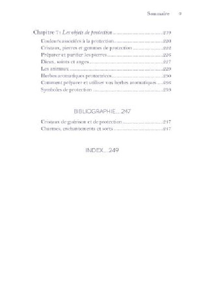 LES SORTS DE PROTECTIONS (19.90€ TTC)