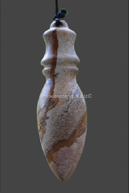 PENDULE MENPHIS - JASPE PAYSAGE GM (QUANTITE LIMITE)