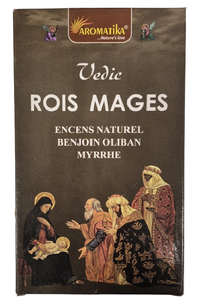 Encens bâton rois mages aromatika - Boite de 12 paquets 15 gr