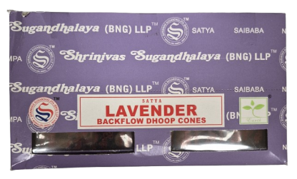 ENCENS CONES LAVANDE (BOITE DE 6 PAQUETS)