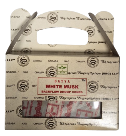 ENCENS CONES MUSK BLANC