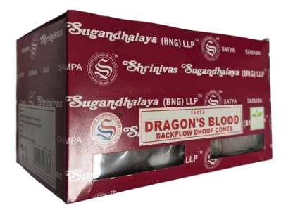 ENCENS CONES SANG DE DRAGON (BOITE DE 6 PAQUETS)