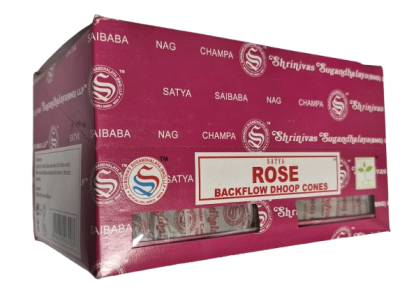 ENCENS CONES ROSE (BOITE DE 6 PAQUETS)