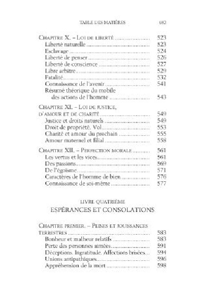 LE LIVRE DES ESPRITS (12.90€ TTC)