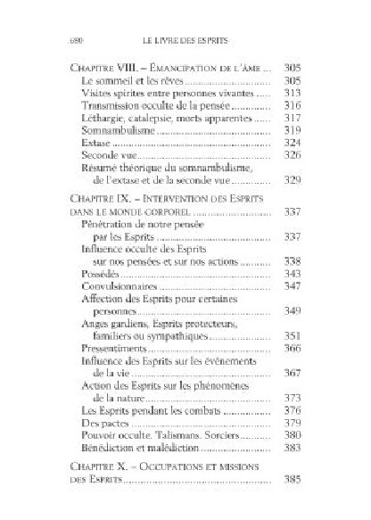 LE LIVRE DES ESPRITS (12.90€ TTC)