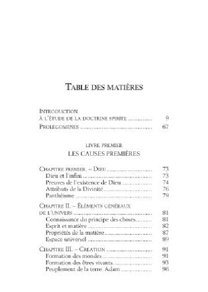 LE LIVRE DES ESPRITS (12.90€ TTC)