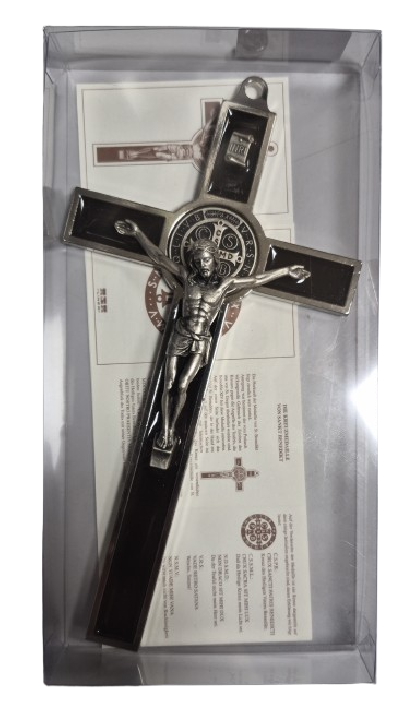 CRUCIFIX SAINT BENOIT 20cm Protège son possesseur