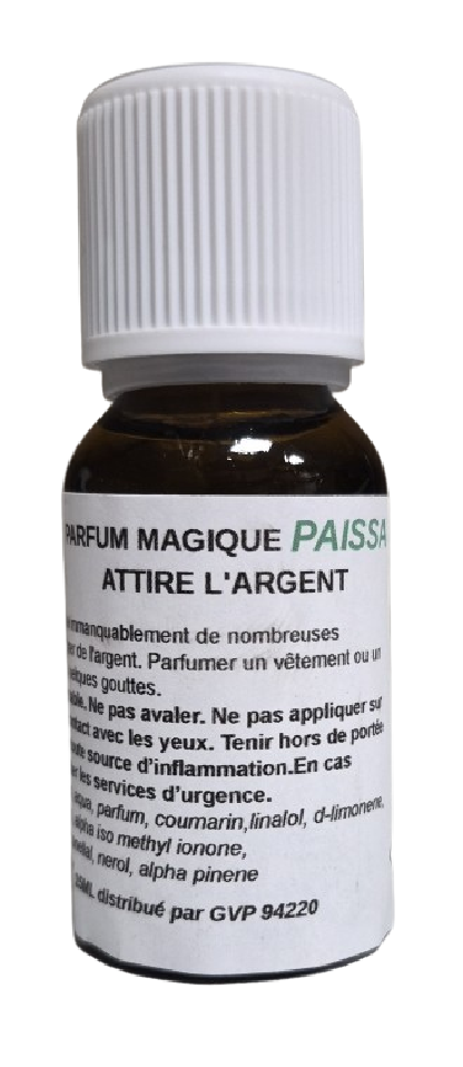 PARFUM PAISSA  Attire l’argent