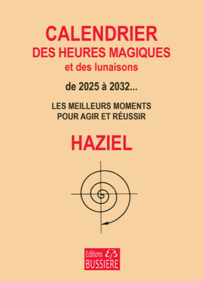 CALENDRIER DES HEURES MAGIQUES ET DES LUNAISONS (5.10€ TTC)