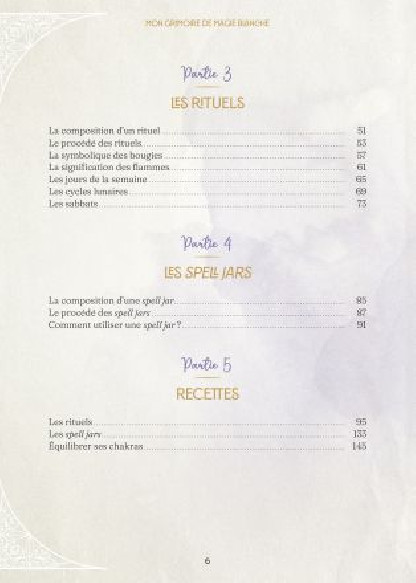 Mon grimoire de magie blanche (21.00€ TTC)