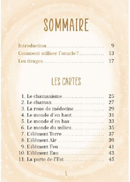 L'Oracle du chamanisme (24.90€ TTC)