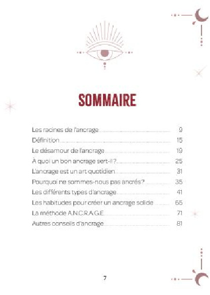 L'ancrage (12.90€ TTC)