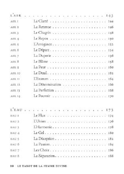 Le Tarot de la Femme Divine (28.00€ TTC)