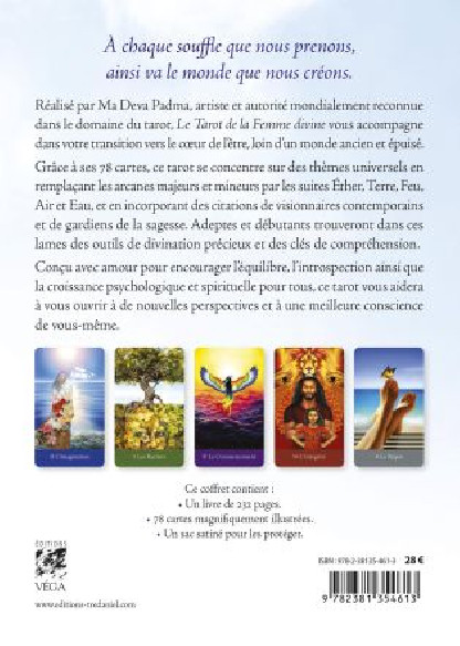 Le Tarot de la Femme Divine (28.00€ TTC)