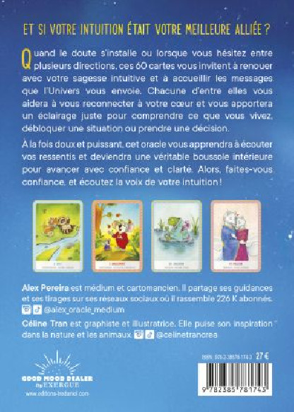 Les lumières de l'intuition, Cartes Oracle (27.00€ TTC)