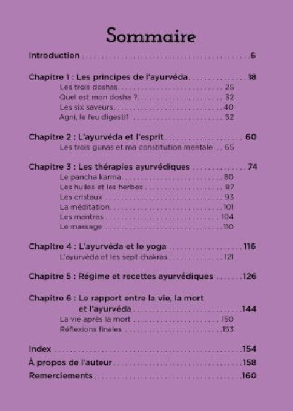 Mon petit livre d'Ayurvéda (12.90€ TTC)