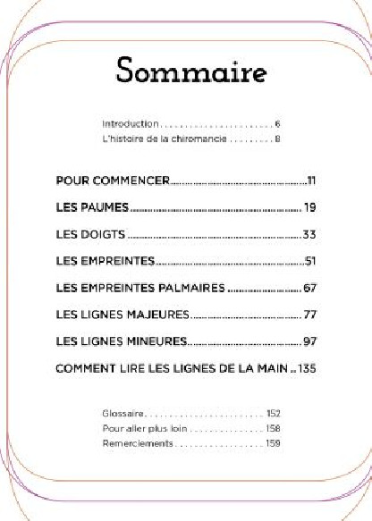 Mon petit livre de chiromancie (12.90€ TTC)