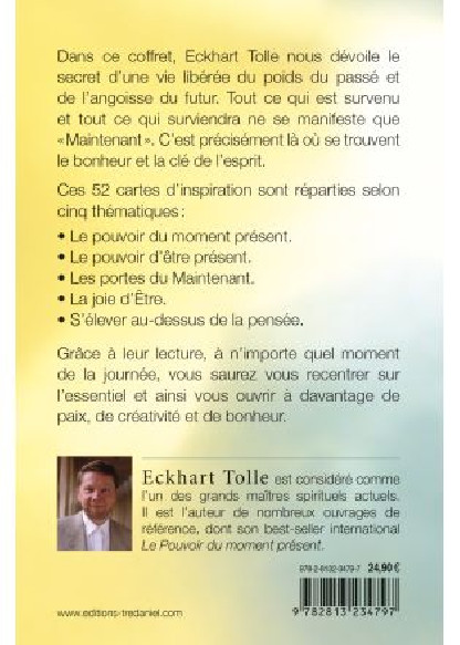 Le pouvoir du moment présent (24.90€ TTC)