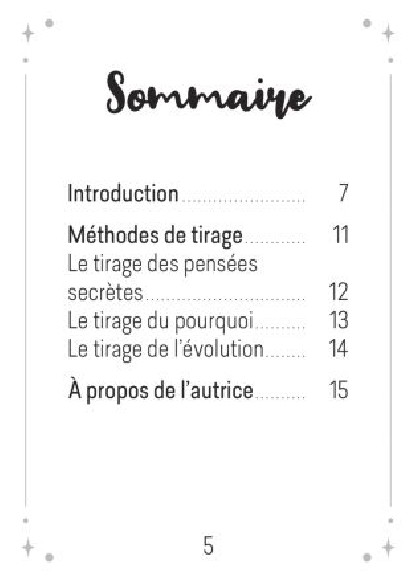 Les secrets de ma Rupture, Mon oracle poche (16.00€ TTC)