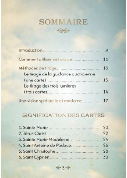 L'Oracle des Saints (26.00€ TTC)