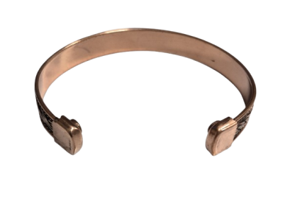 BRACELET Ouvragé en cuivre.