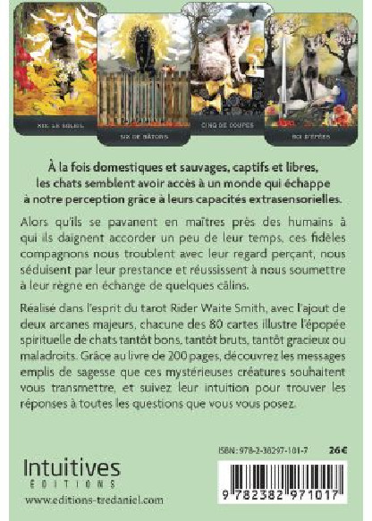 Le Tarot des chats mystérieux (26.00€ TTC)
