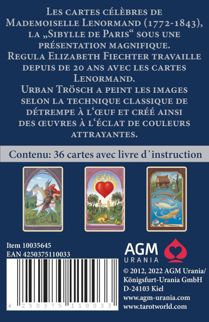 Les Cartes Mystiques de Mlle Lenormand (DESTOCKAGE) (8.95€ TTC)