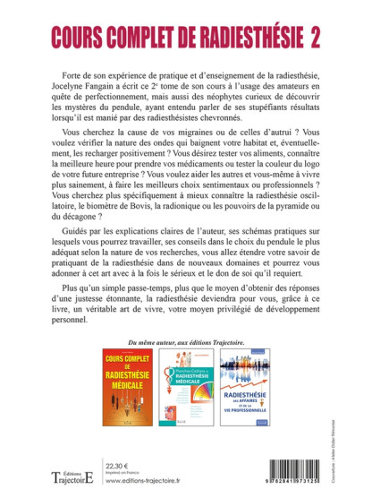 Cours complet de radiesthésie T.2 (22.30€ TTC)