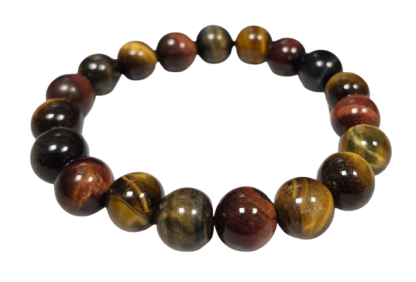 Œil de Tigre Multicolore - Bracelet en pierre naturelle 10mm