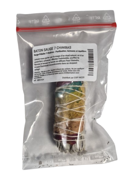 SAUGE 7 CHAKRAS - Bâton