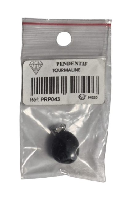 TOURMALINE NOIRE - Pierre pendentif naturelle