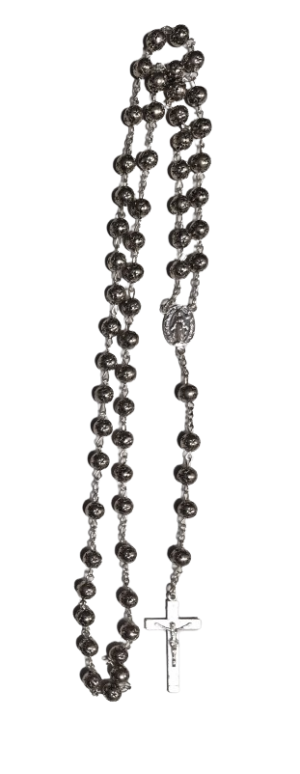 Chapelet Perles Métal étoilées